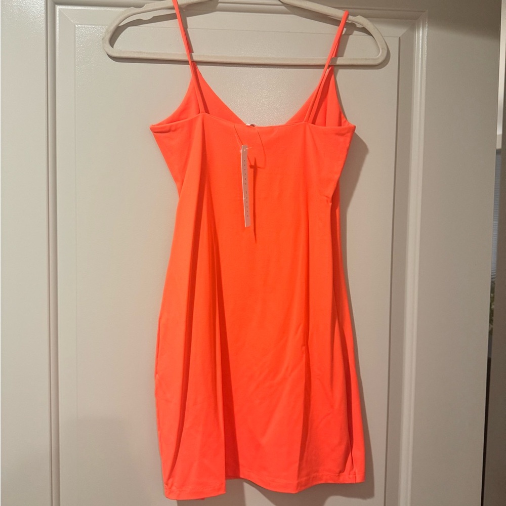 Susana Monaco Mini Slip Dress in Lava